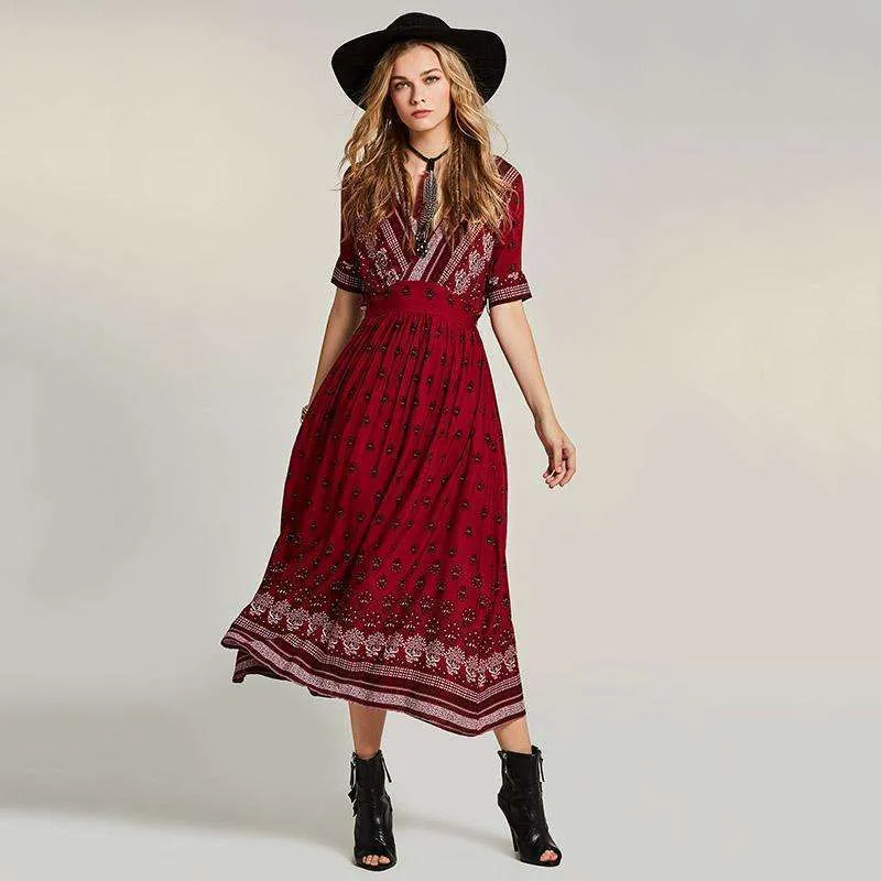 Crimson Rider Dress