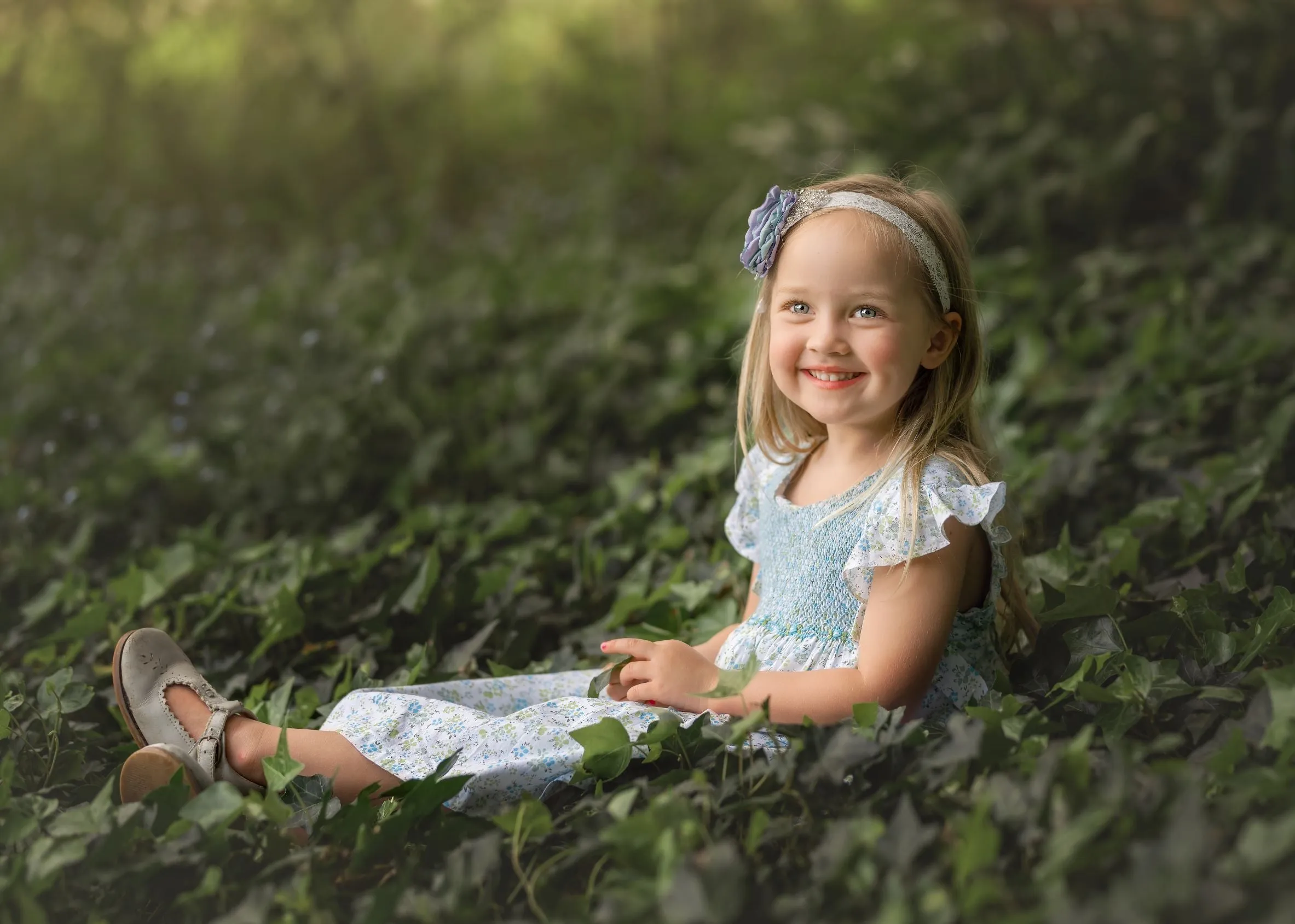Green Floral Dress
