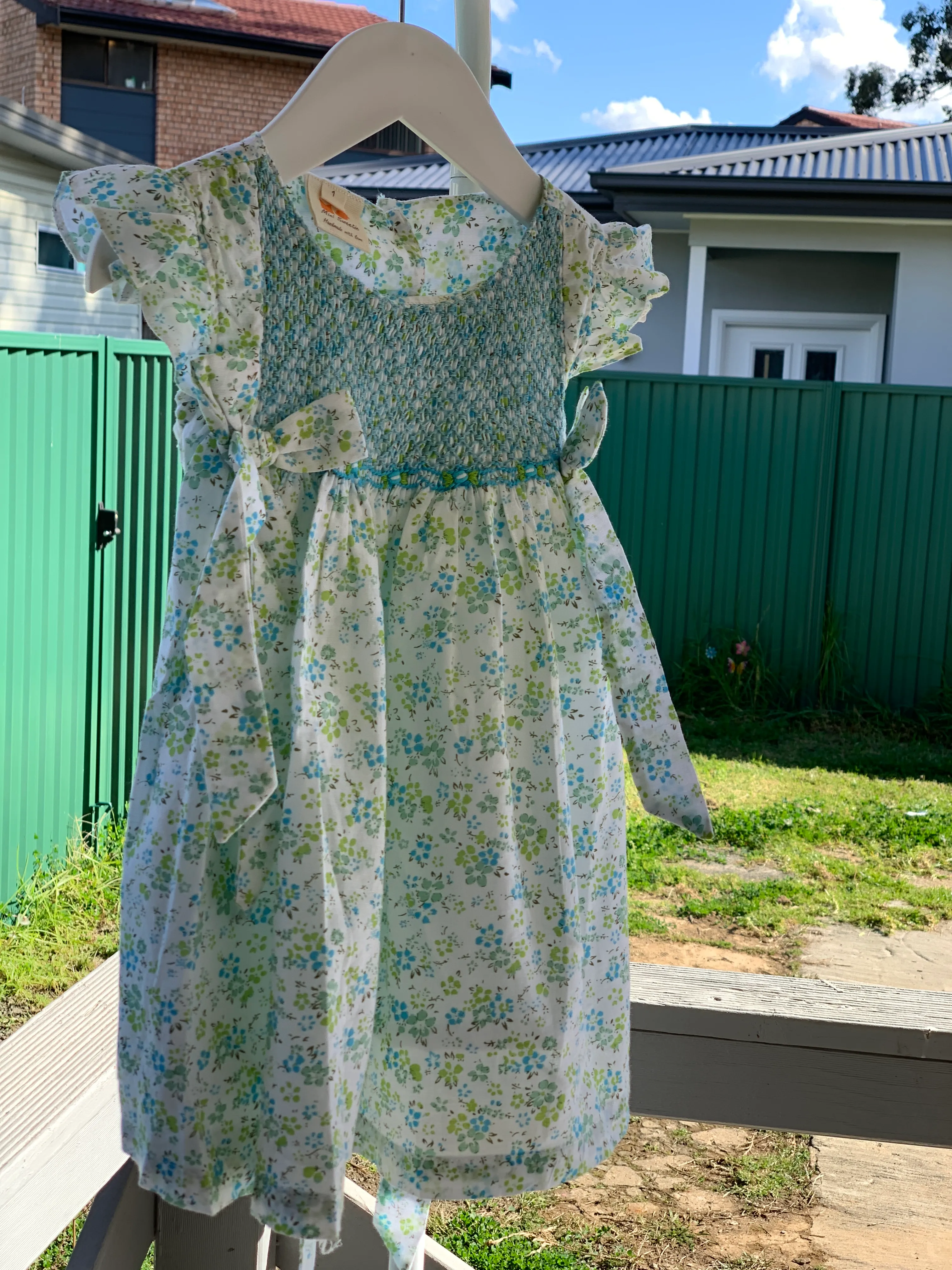 Green Floral Dress