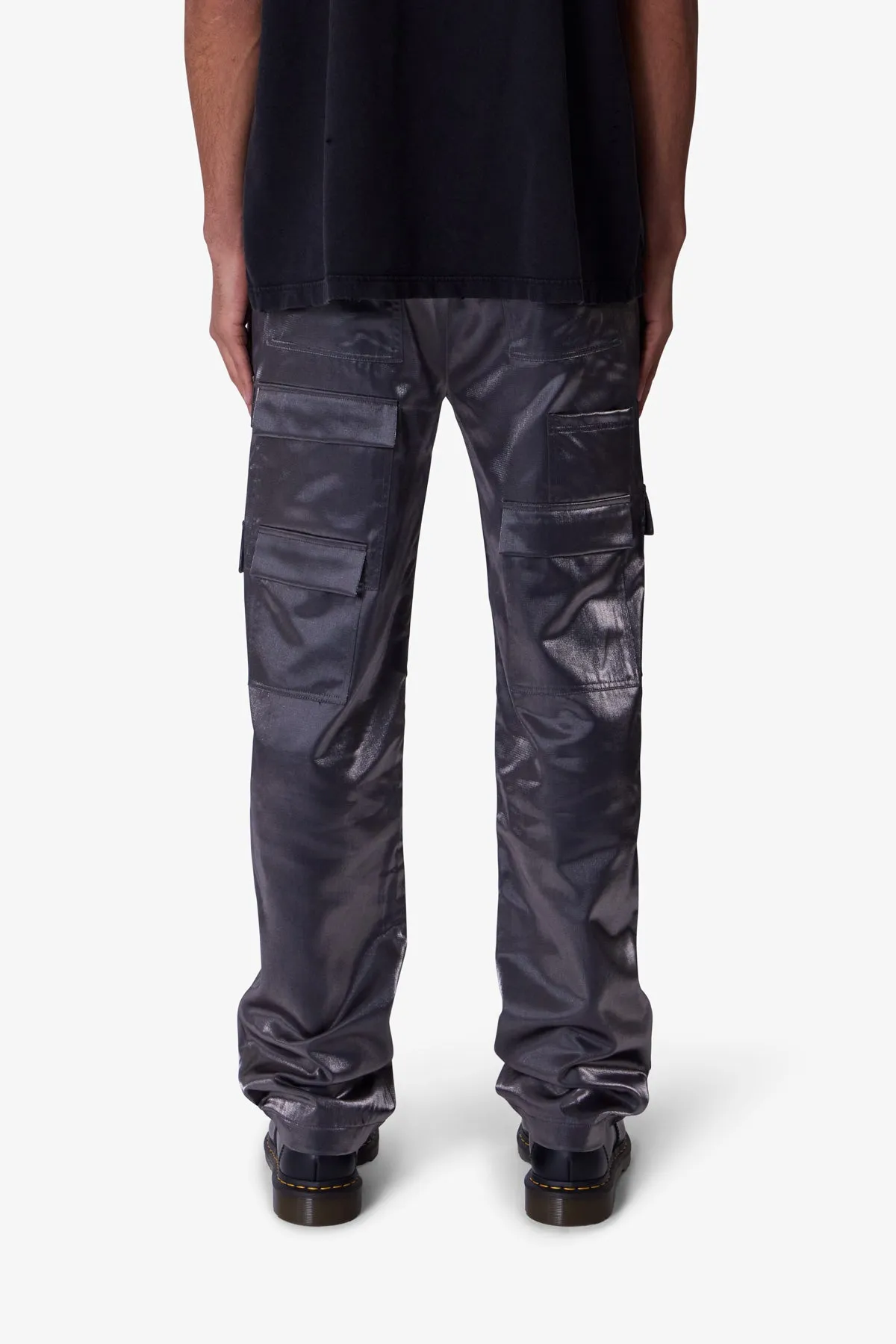 Patent Shine Pants - Black