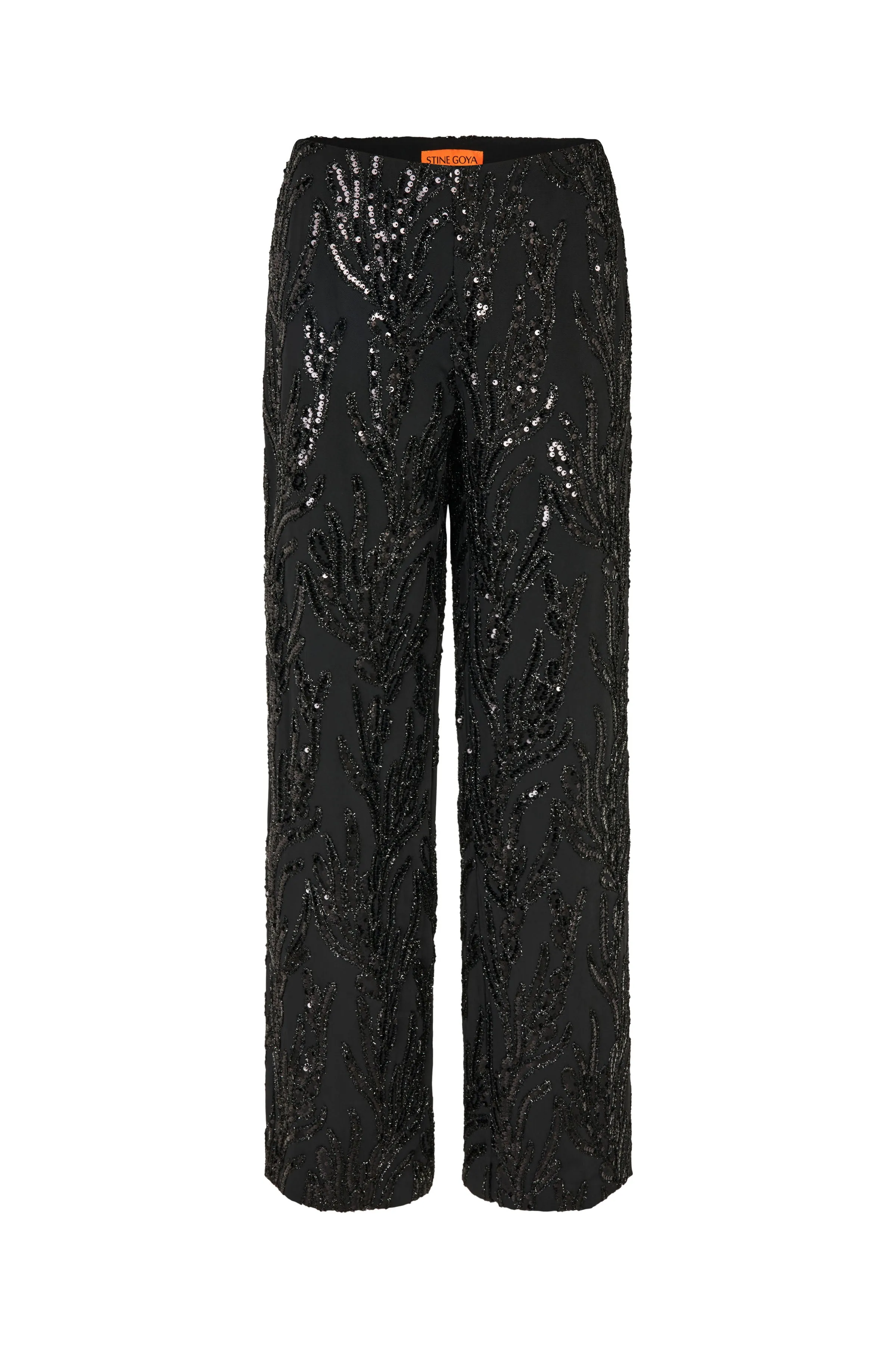 STINE GOYA BLACK SEQUIN TROUSERS SG-P0612319 125