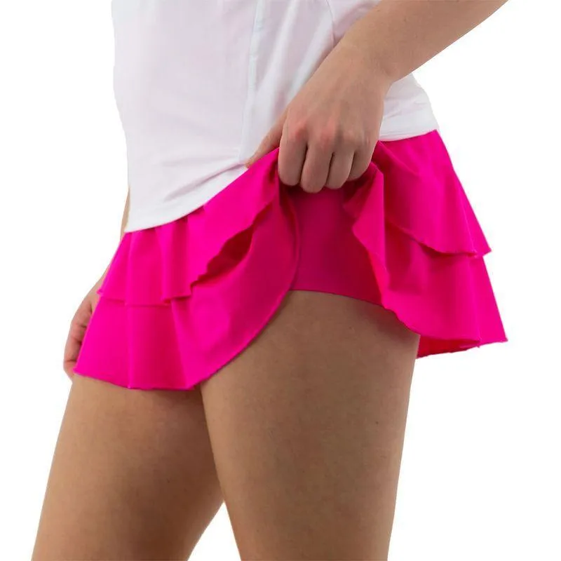 Women`s Essentials Tiered Ruffle Tennis Skort