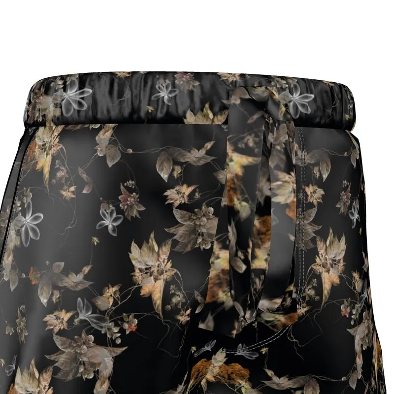 Womens Luxury Pyjama Shorts - Moon Light Botanicals Collection