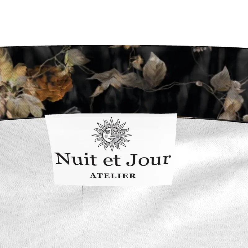 Womens Luxury Pyjama Shorts - Moon Light Botanicals Collection
