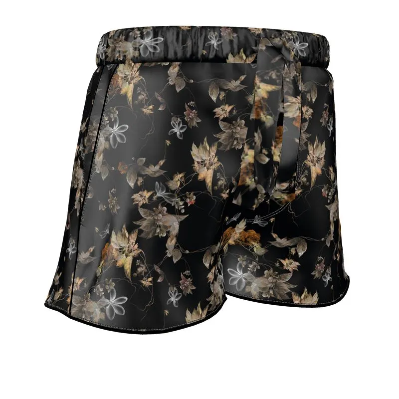 Womens Luxury Pyjama Shorts - Moon Light Botanicals Collection